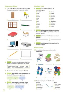 English Level 0 Student's Book | PDF | Grammatical Number | Adjective