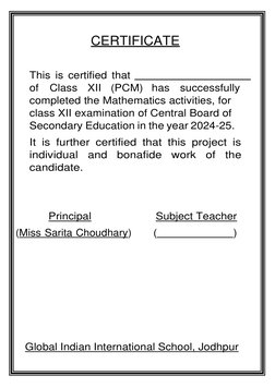 Class 12 Maths Activity File 2024-25 | PDF