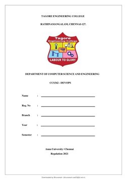 VTU DevOps Lab Manual for CCS342 | PDF | Engineering | Analysis
