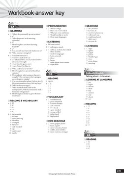 Workbook Answers | PDF