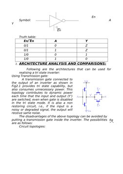 Static CMOS Tri-State Inverter Design | PDF | Logic Gate | Mosfet