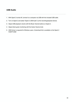 1. With Spark 2 turned off, connect to a computer via USB with the included USB cable.  
2. Turn on Spark 2 and select “Spark