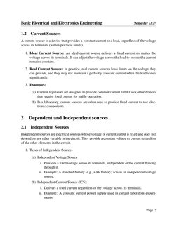 BEEE Notes for First-Year Engineering | PDF | Voltage | Electrical ...