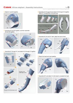 Plantilla Para Aerografía AS-155 Elephant - Paso A Paso, Tamaño L, Película Transparente Resistente A Disolventes