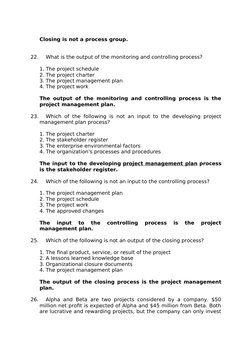 PMP Exam Questions on Risk Management | PDF | Agile Software ...