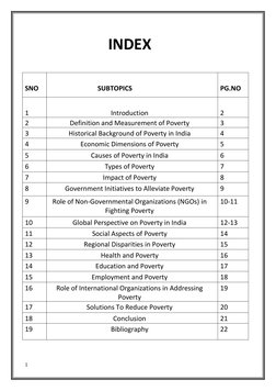 Poverty in India: A Project Overview | PDF