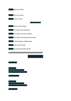 #..☆★Capinha do celular:
(foto)
#..☆★número do celular:
#..☆★marca do celular:
︶︶︶︶︶︶︶︶︶
#..☆★celular é a prova d'água.
#..☆★
