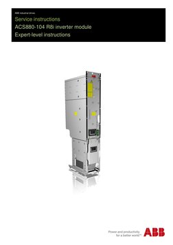 Service Instructions ACS880 R8i Module Expert-Level Instructions | PDF ...