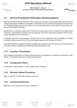 Prepared: jb
Seen: QSM
Approved: AM
Date of Issue
14.09.2017
14.09.2017
14.09.2017
14.09.2017
Page 6 of 14
Revision: 1.1
ATO