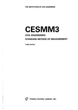 Civil Engineering Standard Measurement Guide | PDF