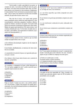 Você já pode ir vendo a gravidade do seu gesto: ao 
comprar um carro, você entrou na órbita de toda essa gente, 
até ontem,