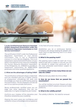CHRA Exam Overview and Requirements | PDF | Human Resource Management ...
