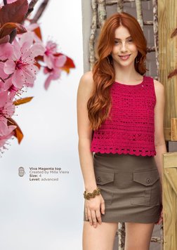 Viva Magenta top
Created by Milla Vieira
Size: 4
Level: advanced
