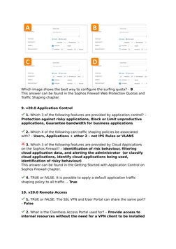 Sophos Firewall v20.0 Exam Insights | PDF | Firewall (Computing ...