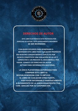 DERECHOS DE AUTOR
ESTE LIBRO ELECTRÓNICO ESTÁ PROTEGIDO POR 
DERECHOS DE AUTOR Y ESTÁ EXPRESAMENTE PROHIBIDO
DE SER REVENDIDO