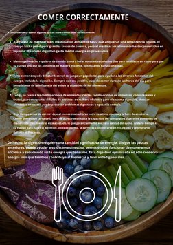 A continuación te damos algunas pautas sobre cómo comer correctamente:
A continuación te damos algunas pautas sobre cómo come