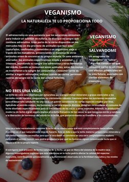 VEGANISMO
NO ERES UNA VACA
La leche de vaca está diseñada por naturaleza para proporcionar minerales y grasas esenciales a lo