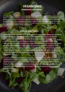 VEGANISMO
PARÁSITOS EN CARNE
Otra razón de peso para evitar consumir carne muerta es la presencia de parásitos. Estos pequeño