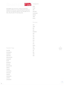 Download Sample 5MB PDF File | PDF | Computer File | File Format