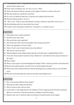 2 
 
9. ‘Your maag can’t take it’. What does this sentence tell us about the township language Fugard has 
chosen for these t