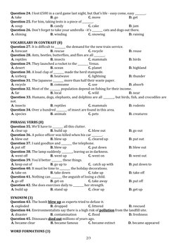 2/3  
Question 24. I lost £500 in a card game last night, but that's life - easy come, easy ________. 
 A. take 
B. go 
C. mo