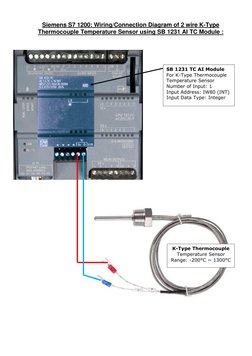 S7 1200 PT100 RTD Wiring Diagram PDF Sensor Thermocouple