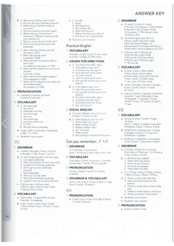 ENGLISH FILE Elementary Workbook Answer Key | PDF