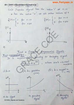 EC3354 Signals and Systems Notes | PDF | Fourier Transform | Convolution