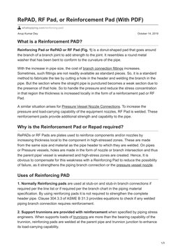 Understanding RF Pads in Piping | PDF | Pipe (Fluid Conveyance) | Welding