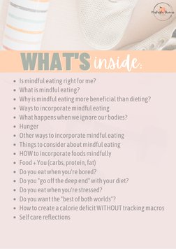Mindful Eating: A Comprehensive Guide | PDF | Eating | Fat
