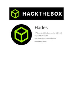  
     Hades
  11th December 2020 / Document No. D20.104.05
  Prepared By: MinatoTW
  Endgame Author(s): cube0x0 & egre55
  C