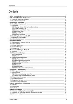 DMA 501/1001 Density Meter Manual | PDF | Electrical Connector | Safety