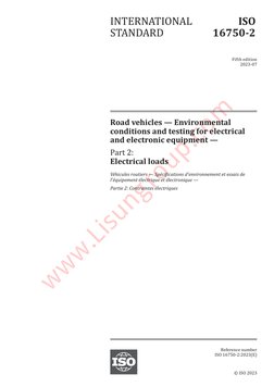 Iso16750 2 2023 | PDF | Power Supply | International Organization For ...