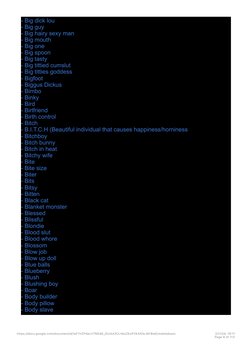 Submissive and Pet Name Megalist PDF 