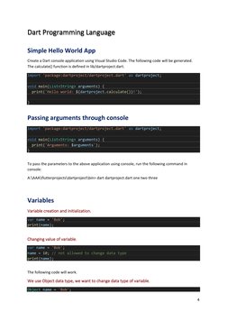 Dart Programming Language Notes PDF | PDF | Parameter (Computer ...