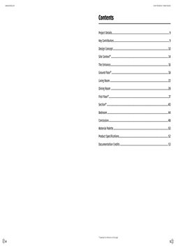 4
5
www.buildofy.com
Janani Residence | Naked Volume
Contents
Project Details................................................