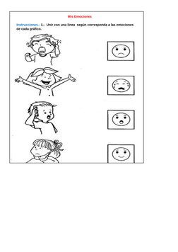 Fichas de emociones para primer grado | PDF