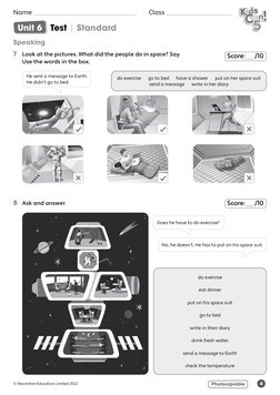 Unit 6 Test for Kids Can Series | PDF