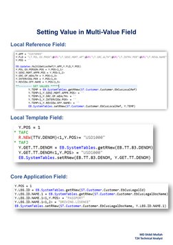 Multi-Value Field Handling in T24 | PDF | Computers | Technology ...
