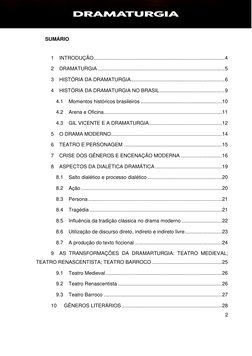 2 
 
 
 
 
SUMÁRIO 
1 
INTRODUÇÃO .........................................................................................