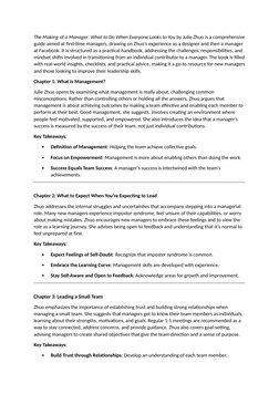 Guide for First-Time Managers | PDF | Goal Setting | Empowerment