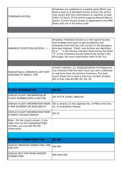 Amadeus Quick Reference Guide | PDF | Identity Document | Frequent ...