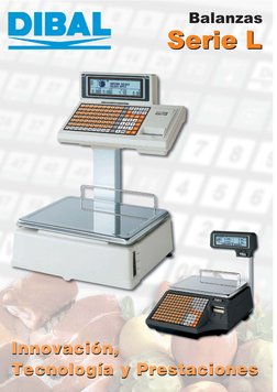 Balanzas
Serie L
Serie L
Innovación,
Tecnología y Prestaciones
Innovación,
Tecnología y Prestaciones

