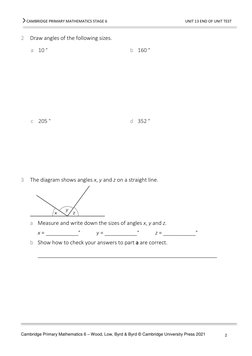 Grade 6 Unit 13 Math Test | PDF