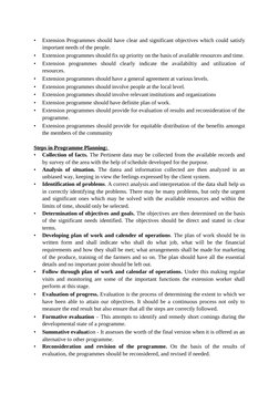 Principles of Agricultural Extension Education | PDF