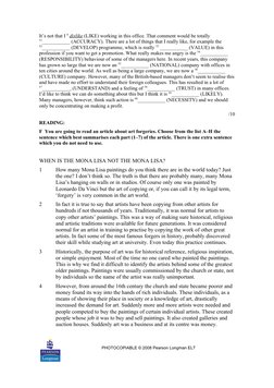 Language Leader Upper Intermediate Final Test A | PDF | Paintings