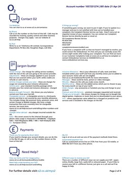 O2 Phone Bill Letters Examples O2 Billing and Contact Information | PDF | Value Added Tax