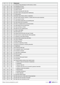 Child Behavior Checklist for Ages 1.5-5 | PDF | Parent | Psychology