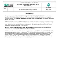 Hims-Qcd-All-Pr-008 - Guideline For Bolted Flange Joint Integrity (Bfji ...