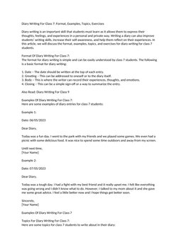 Story Writing Prompts for Class 7 | PDF | Perfect (Grammar ...